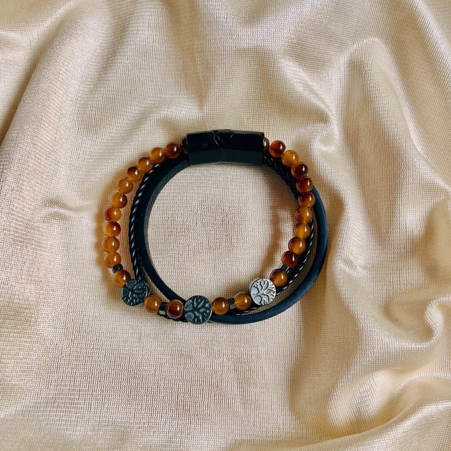 Tiger Eye Duo Bracelet