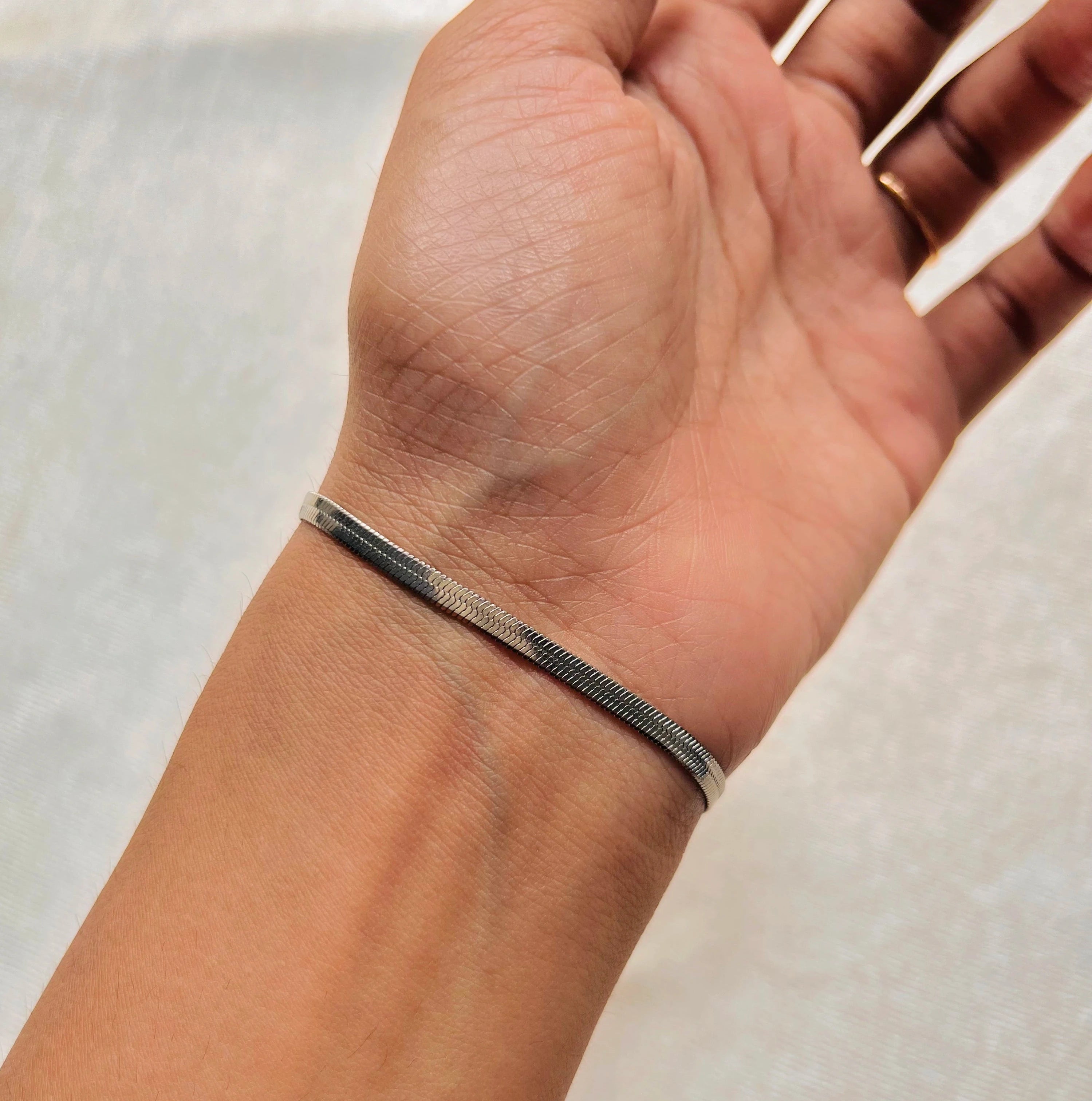 Snake silver bracelet