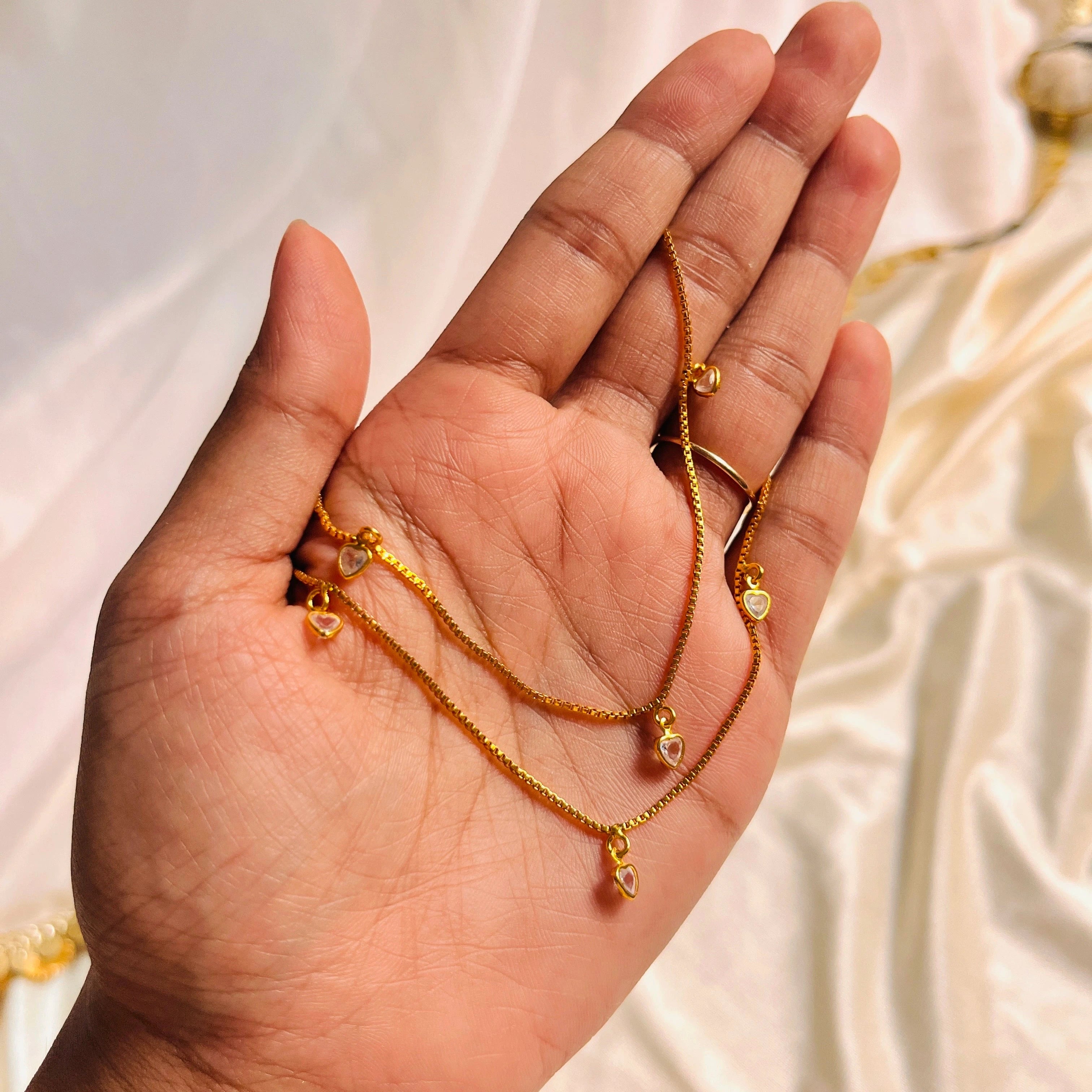 Little Heart charm Anklet