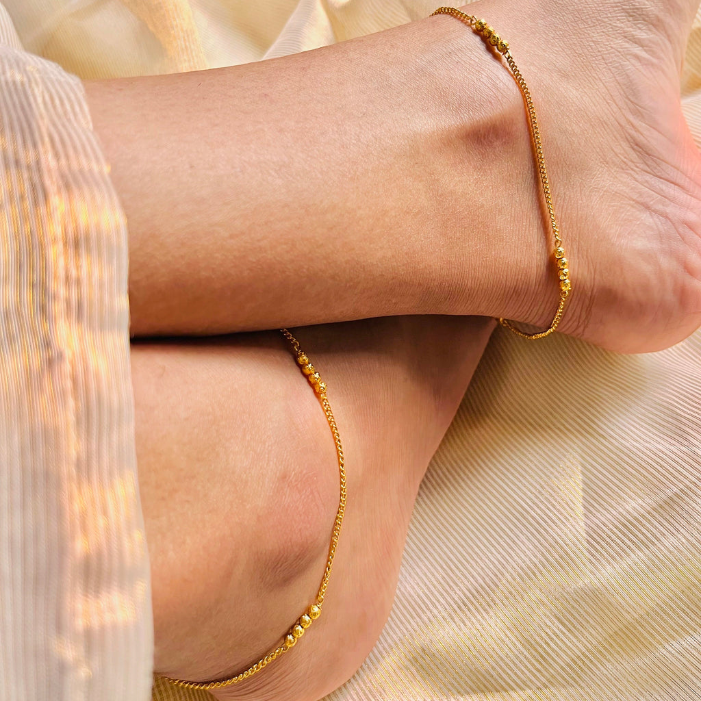 Glow Drops Anklet