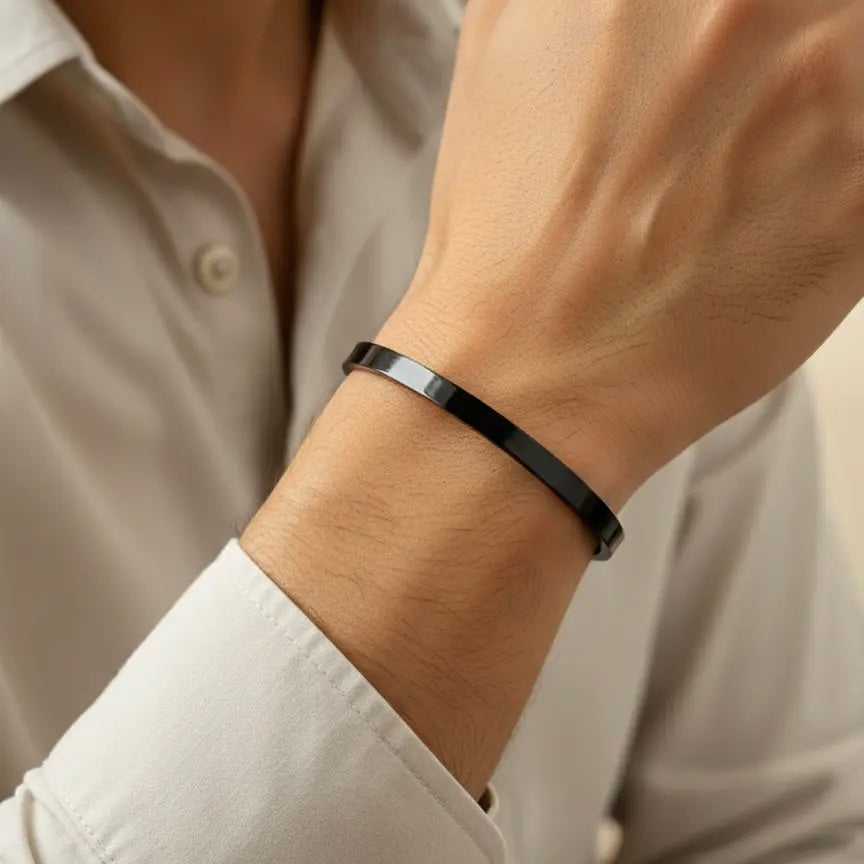 Eclipse Black Bangle