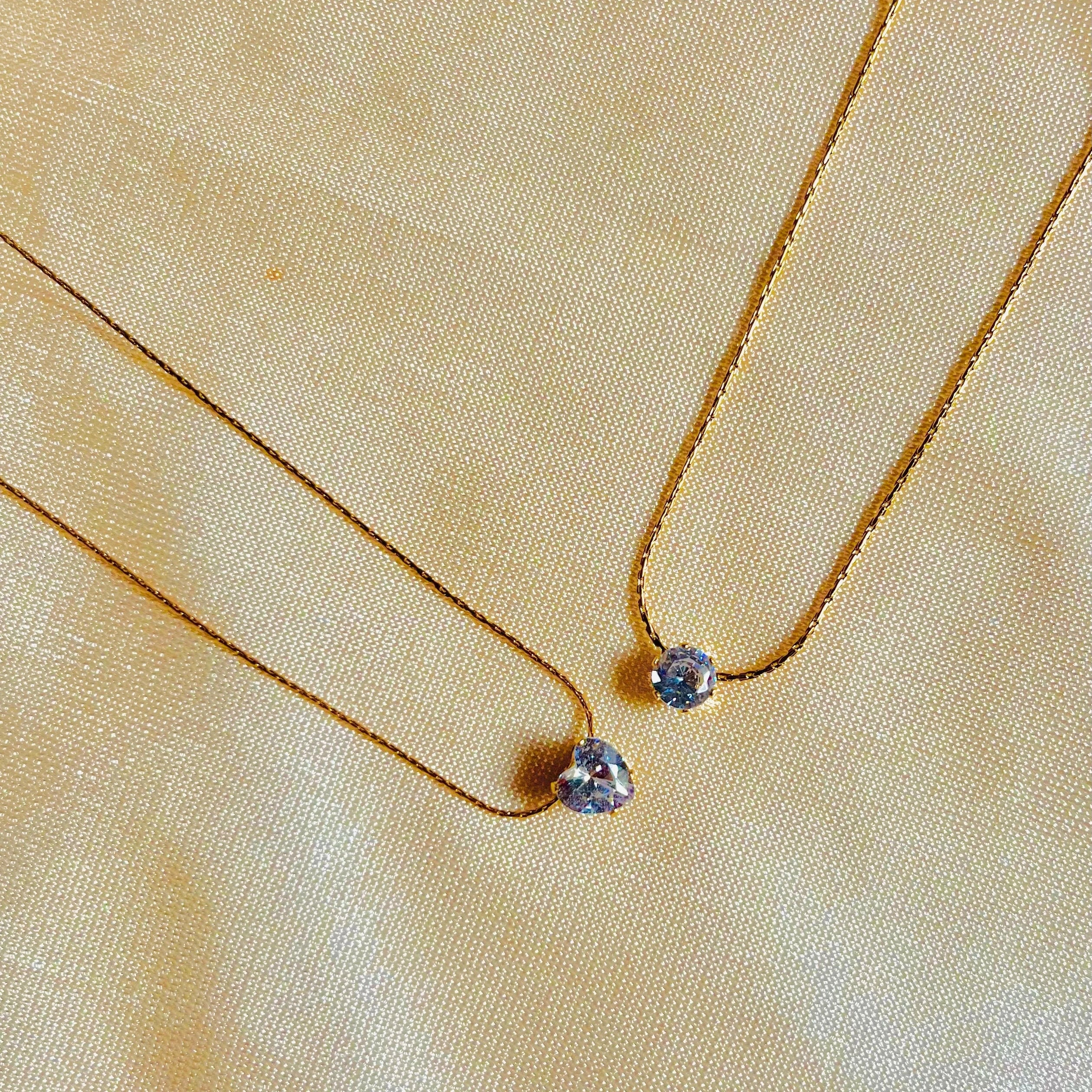 Cristal drop necklace