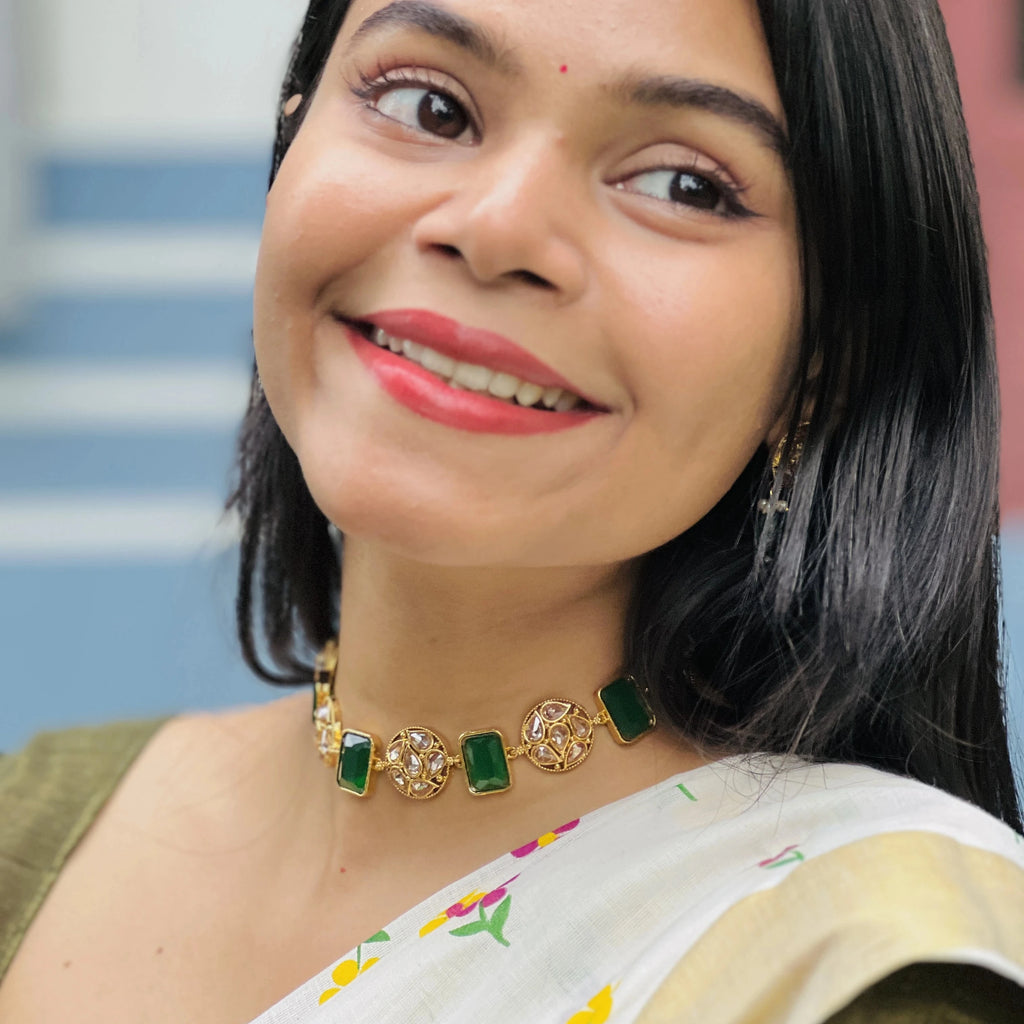 Emerald Rajkumari Set