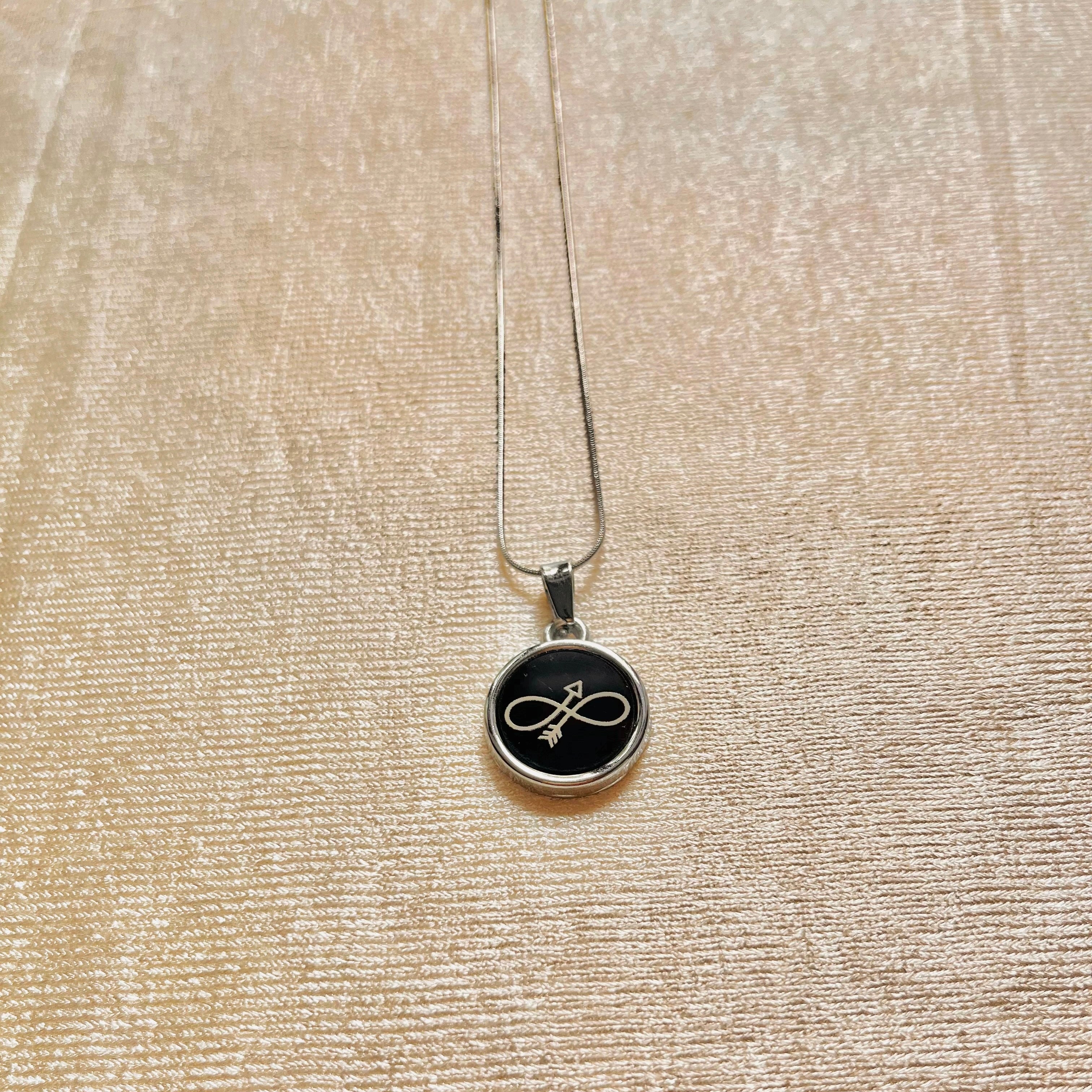 Infinity Arrow Pendant