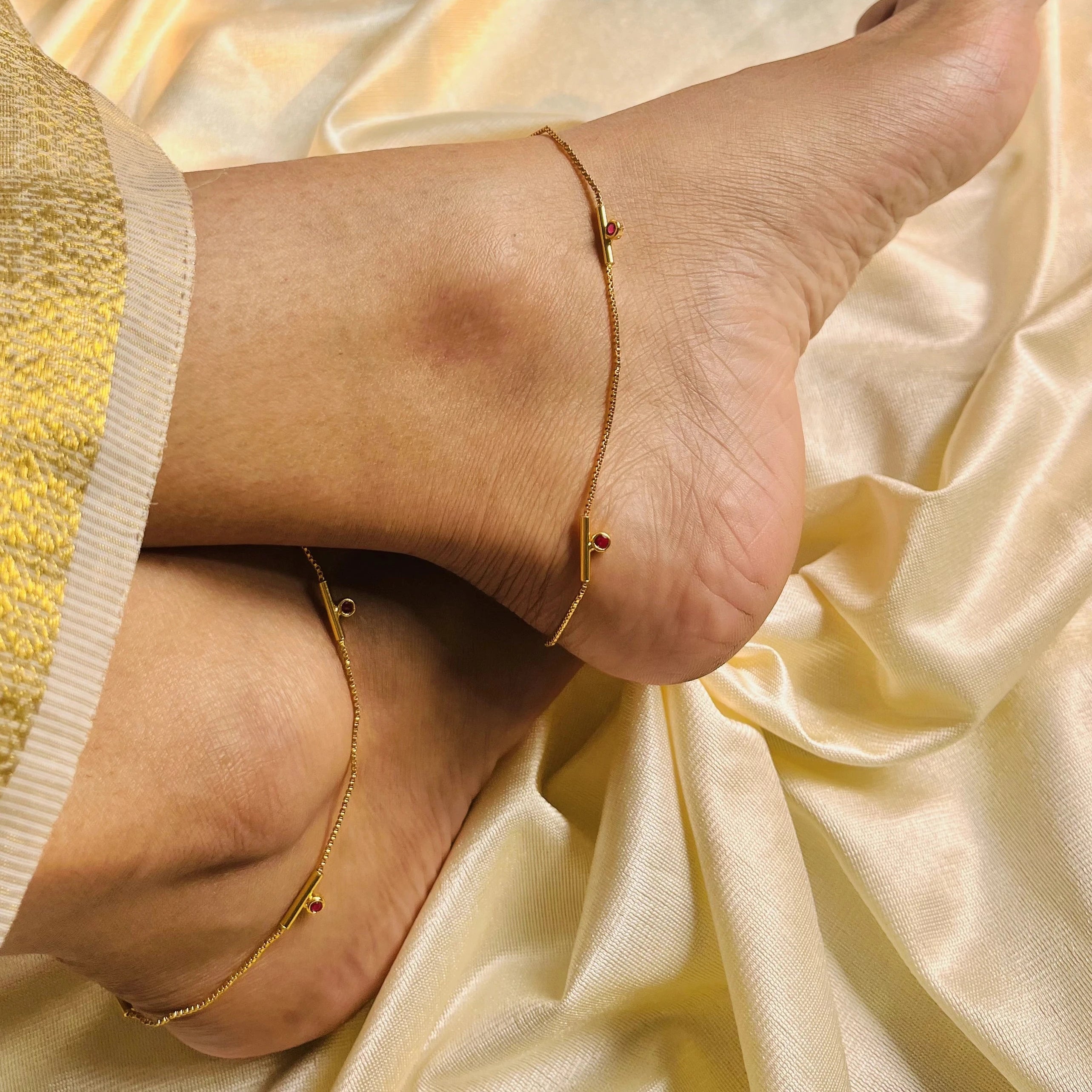Raga Rubi Anklet