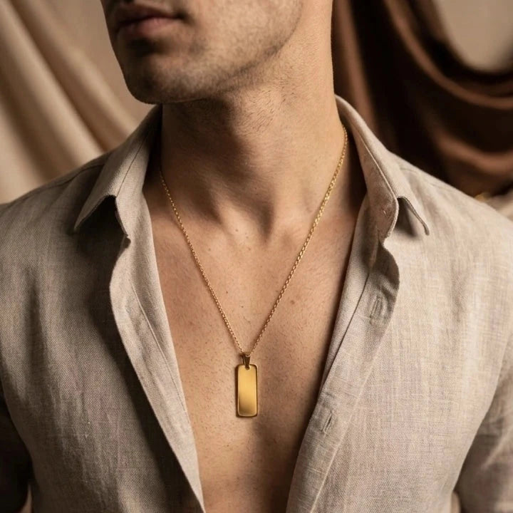 Golden Legacy Bar Pendant