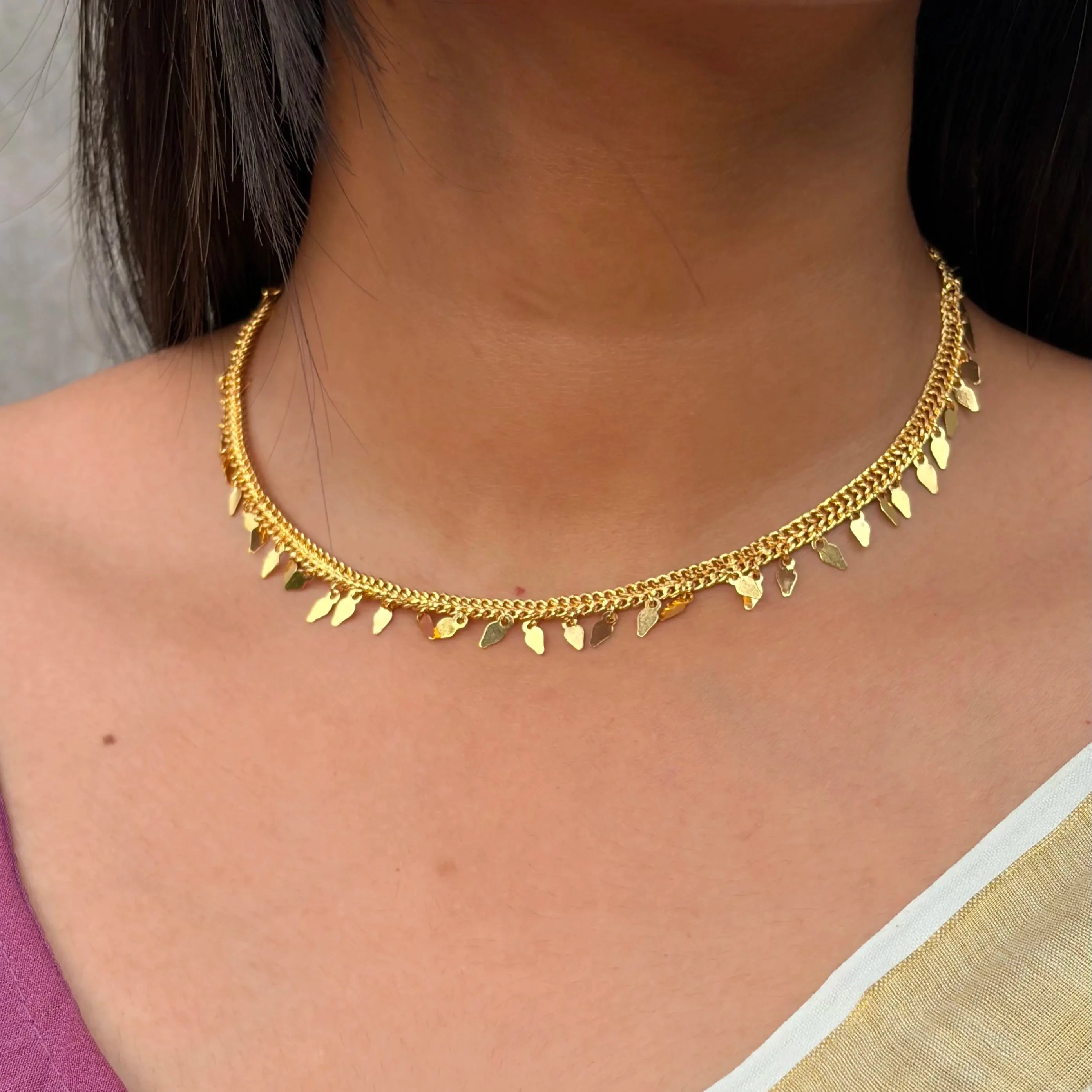 Single Layered Ilakkathali Necklace