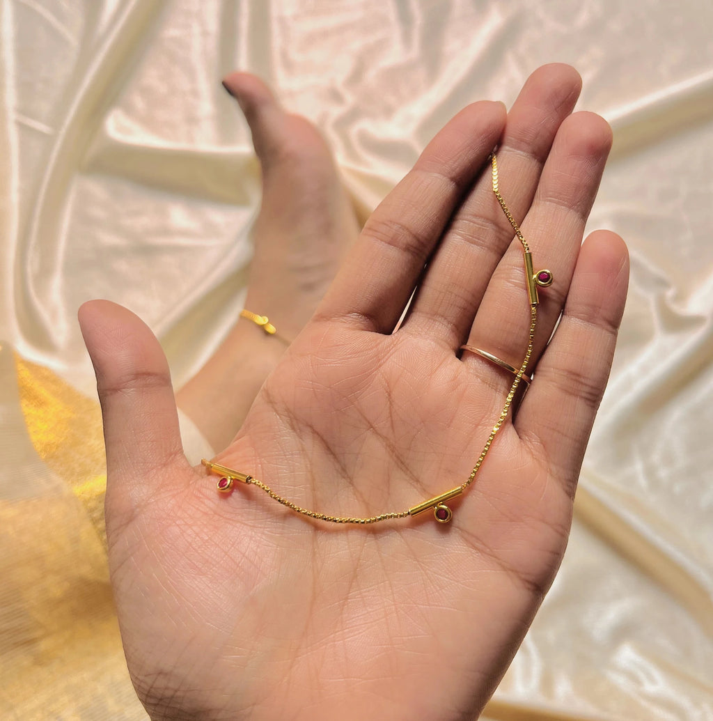 Raga Rubi Anklet