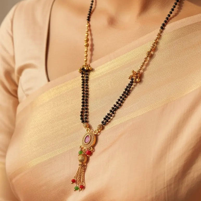 Ruby radiant Mangalsutra