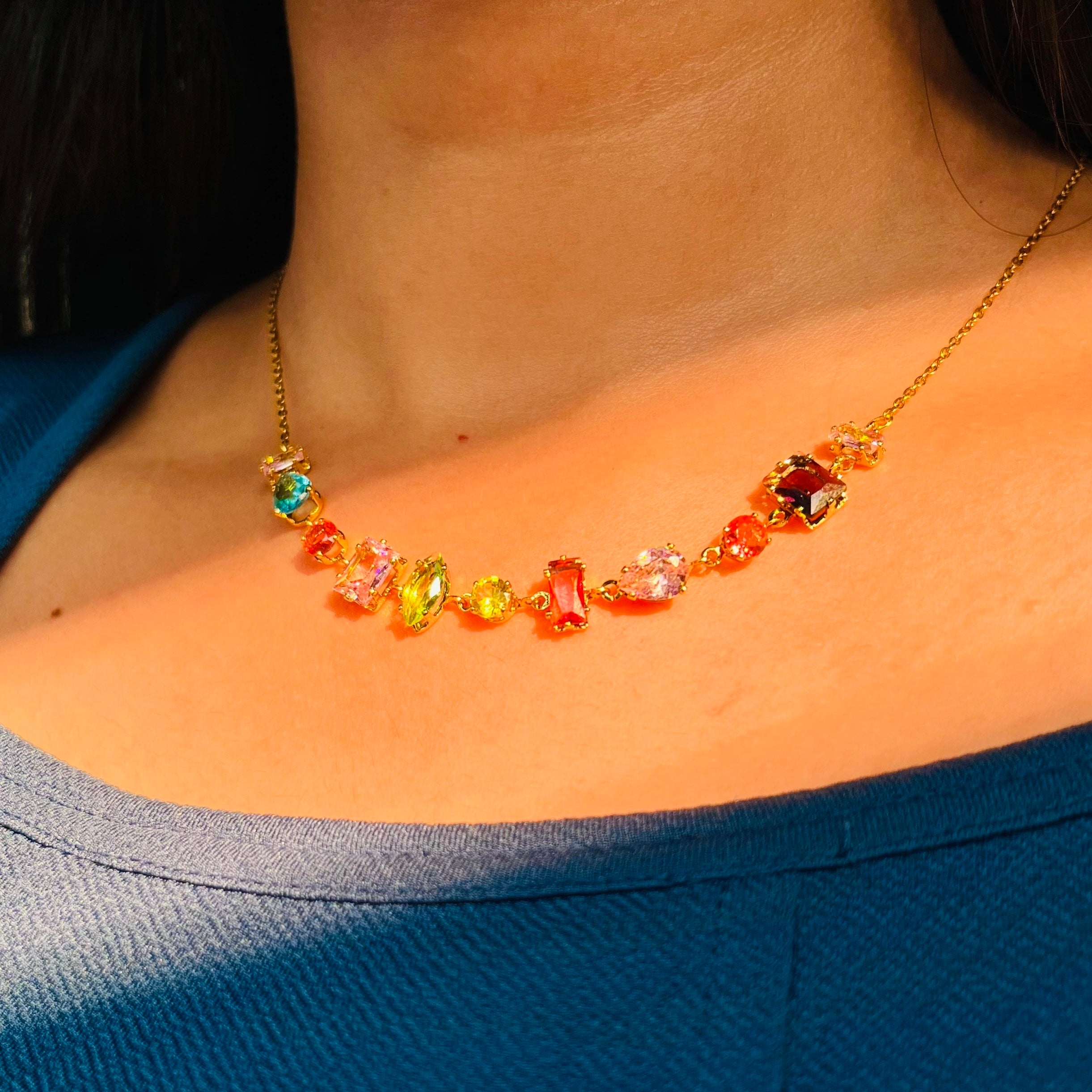 Rainbow Radiant Necklace