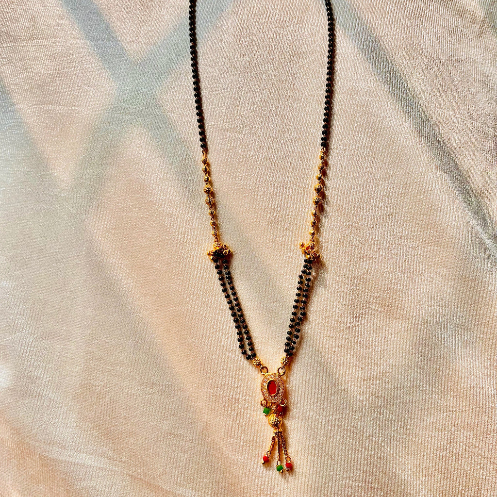 Ruby radiant Mangalsutra