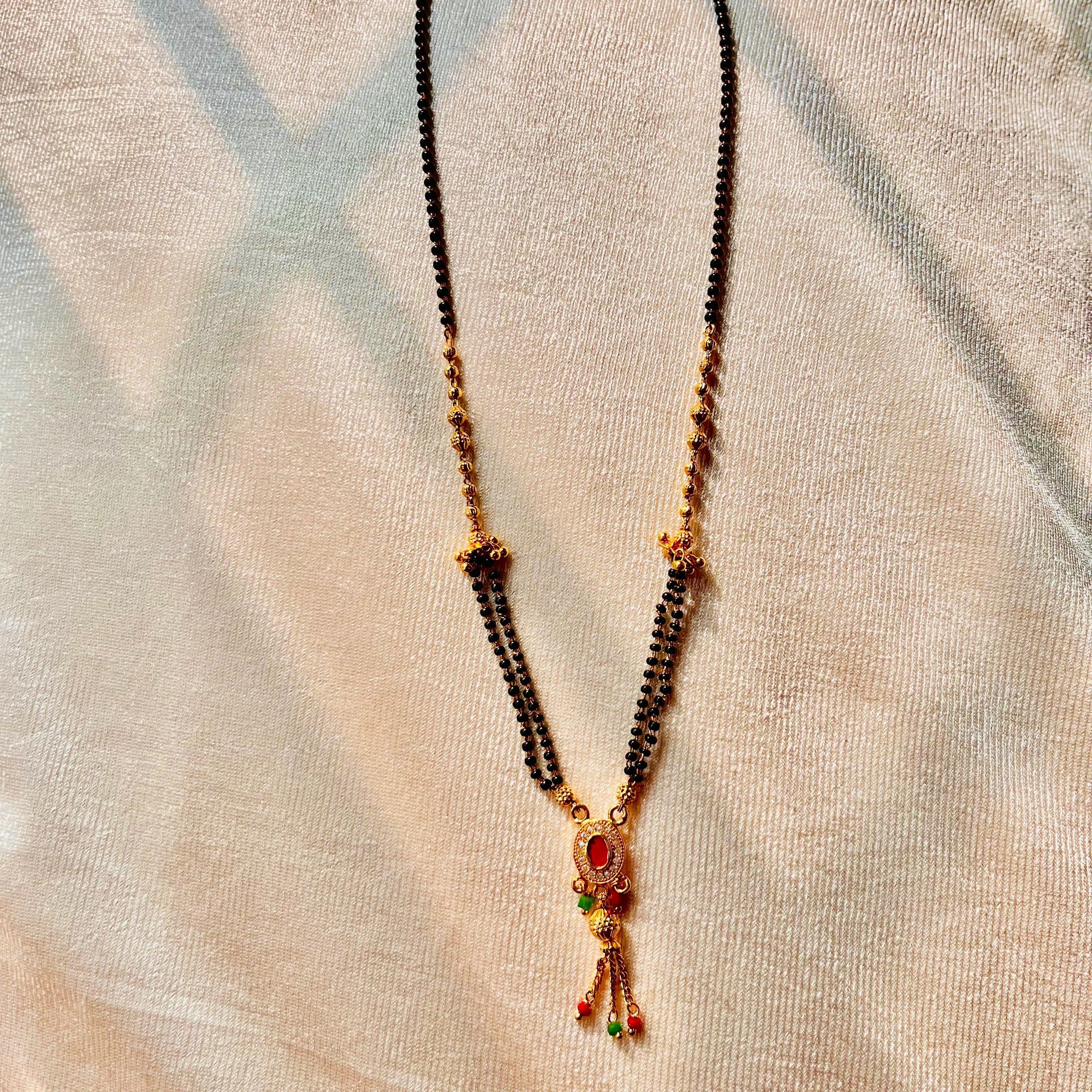 Ruby radiant Mangalsutra