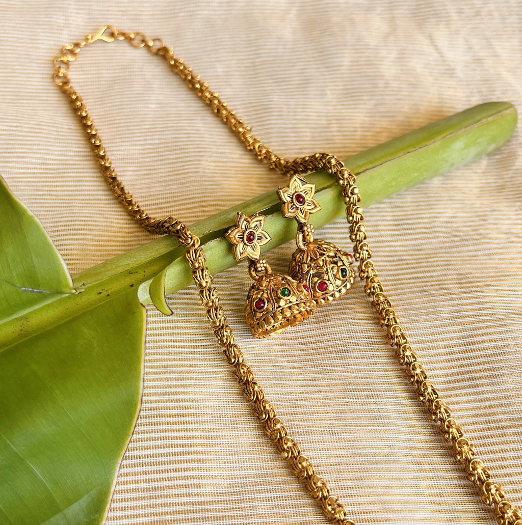Antique Lakshmi Long Haram Set