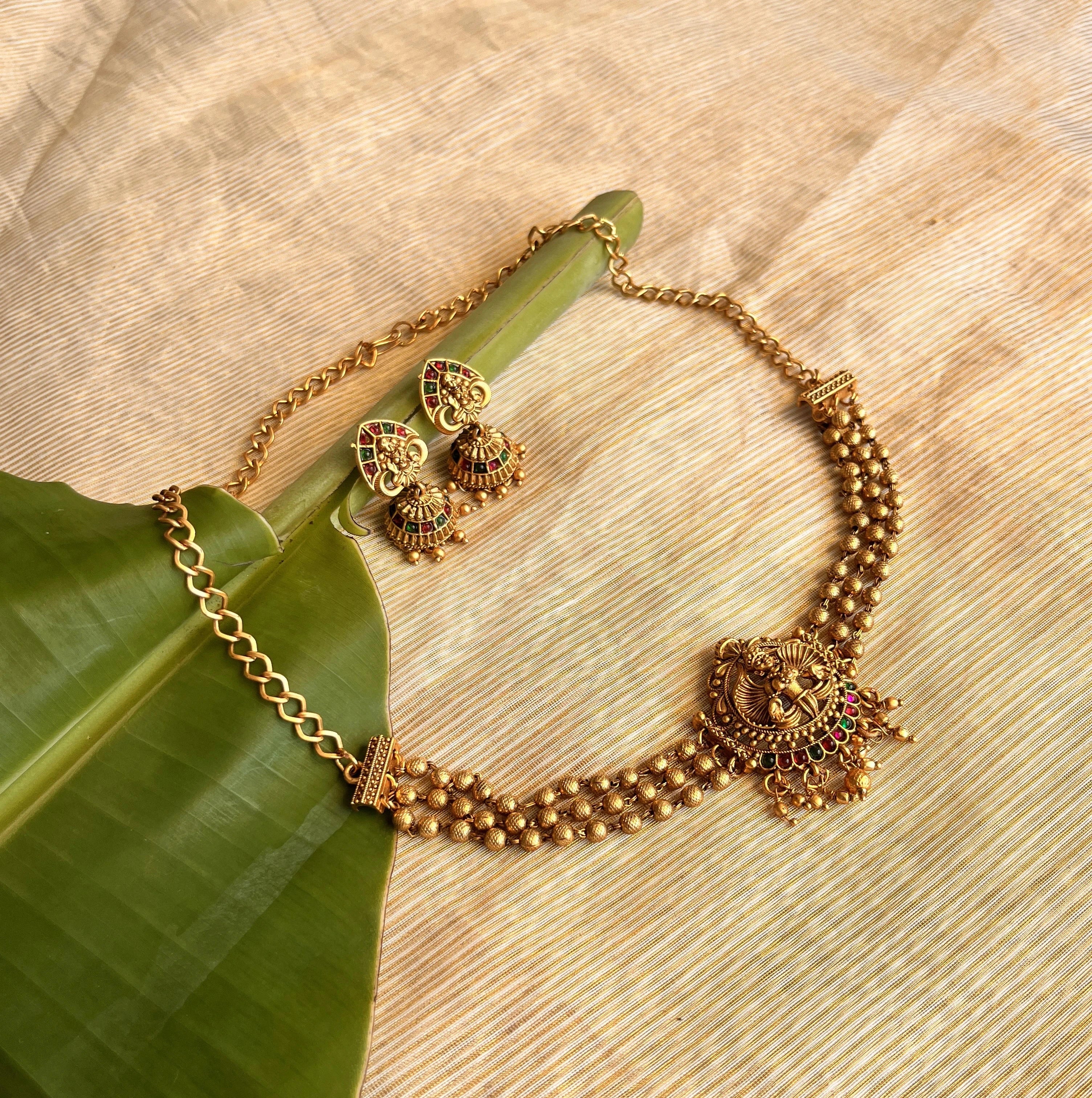 Lakshmi Bead Choker Set