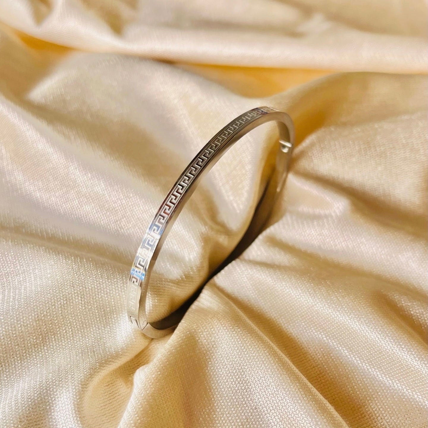 Greek Key Bangle