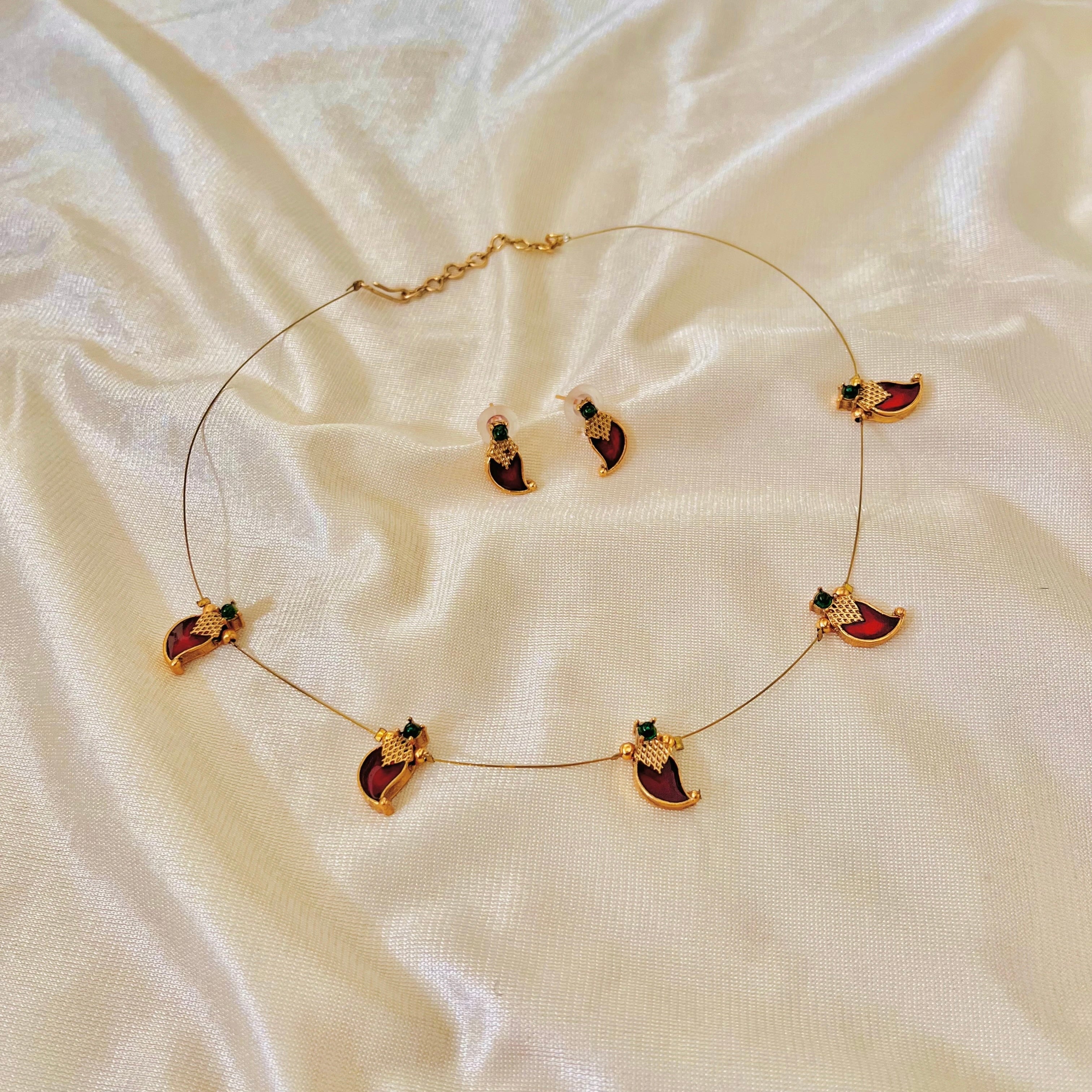 Mango Palakka Necklace