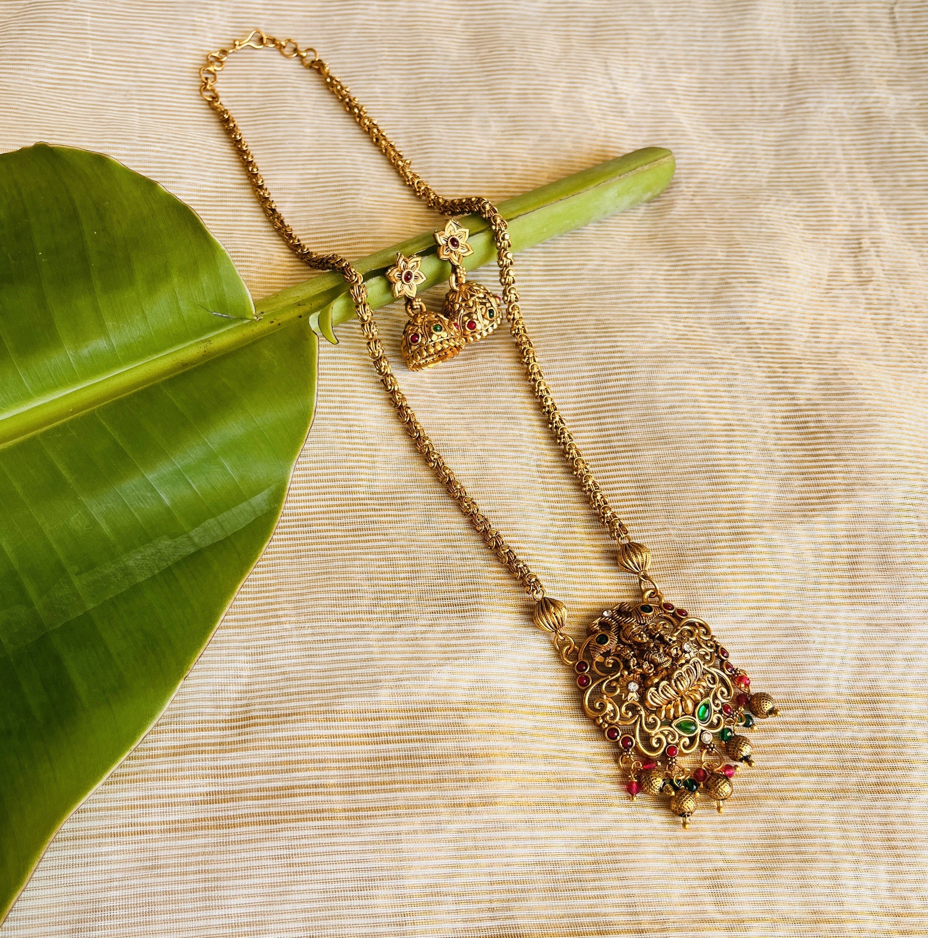 Antique Lakshmi Long Haram Set