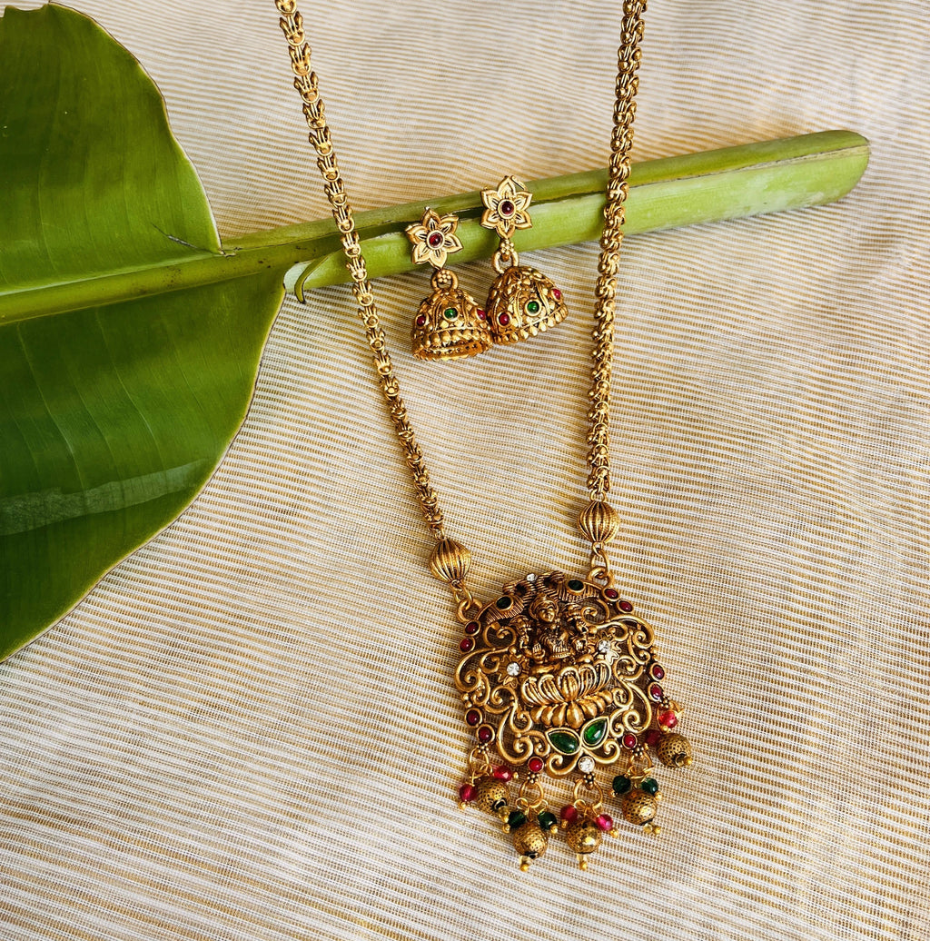 Antique Lakshmi Long Haram Set