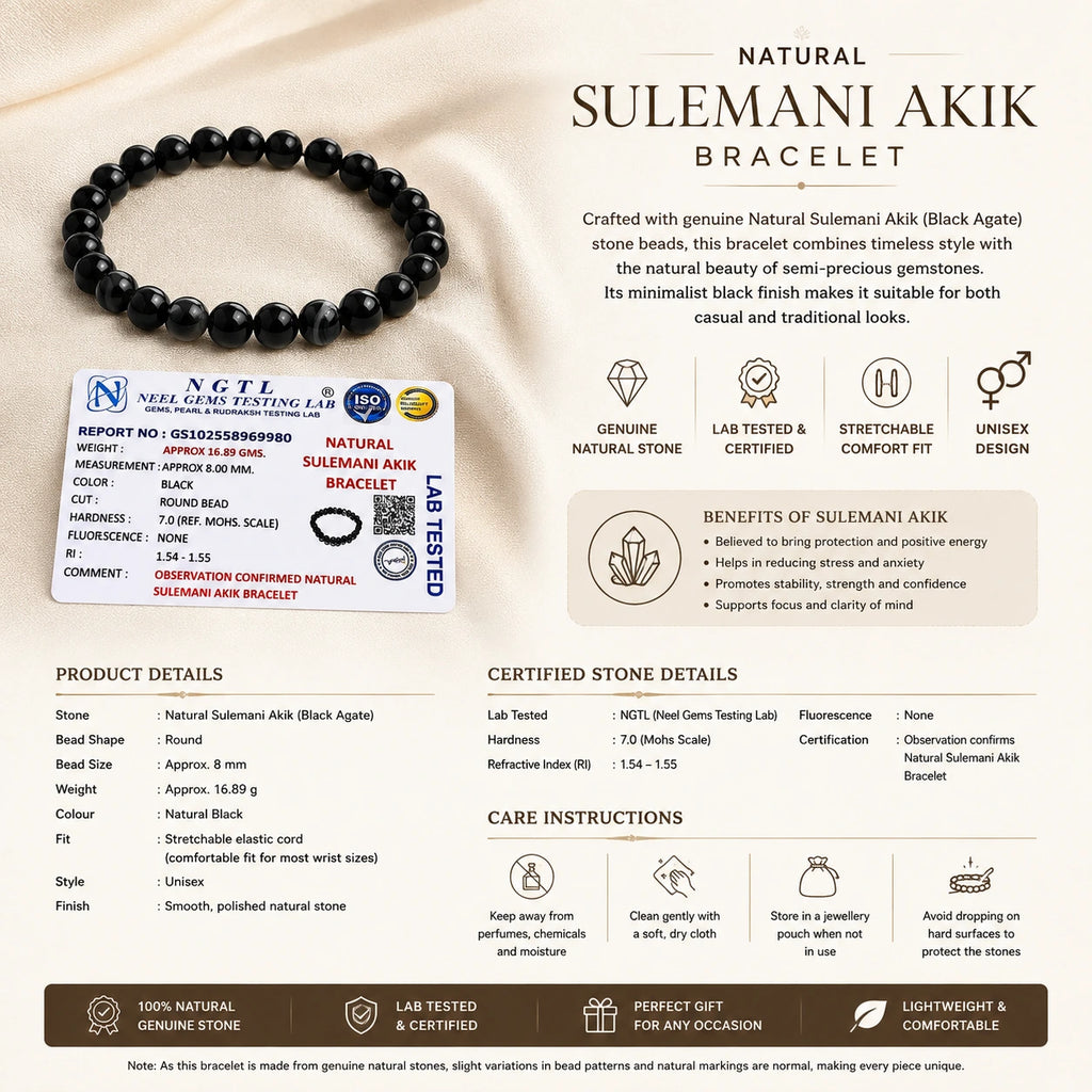 Sulemani Akik Bracelet