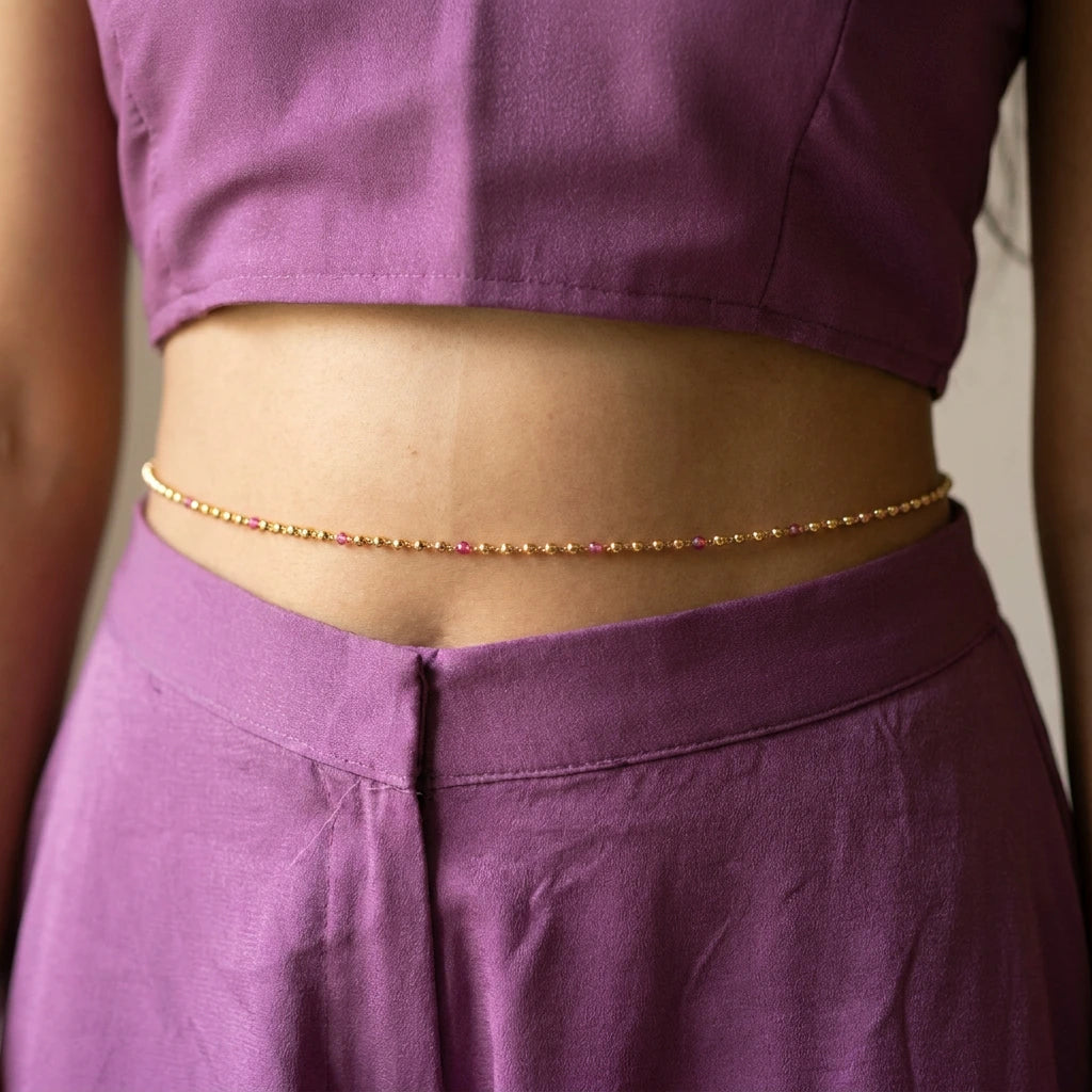 Rosette waist chain
