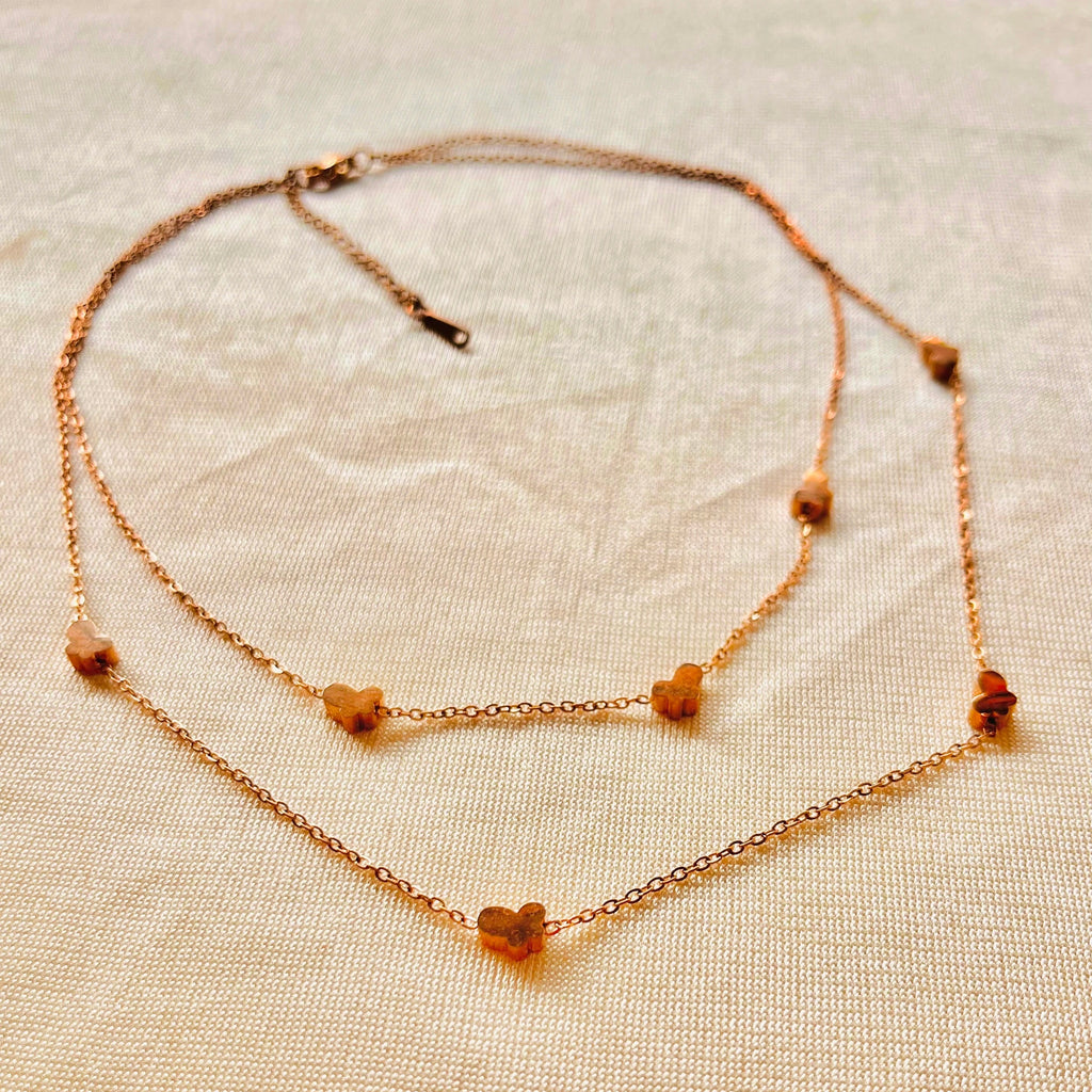 Butterfly Layers Necklace