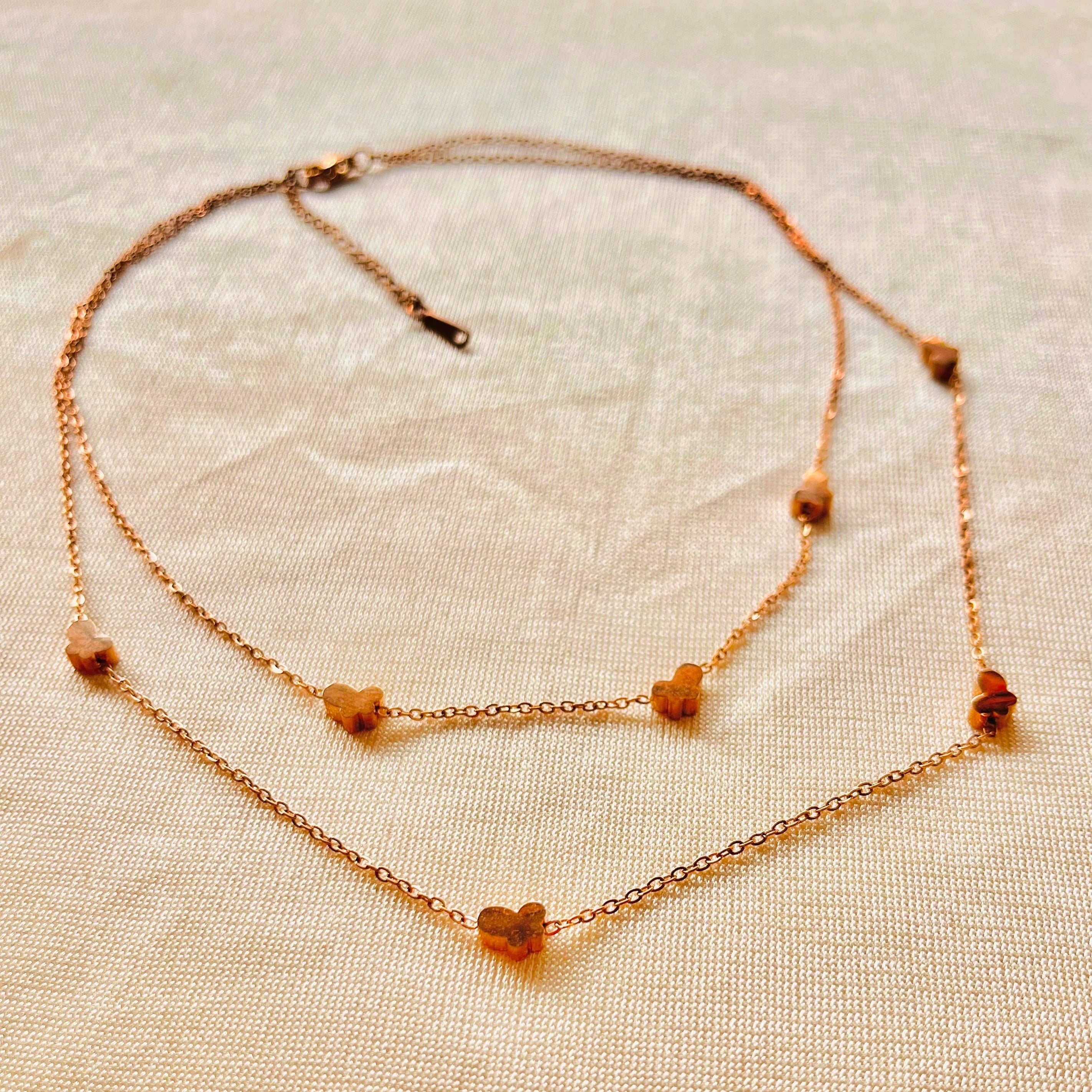 Butterfly Layers Necklace