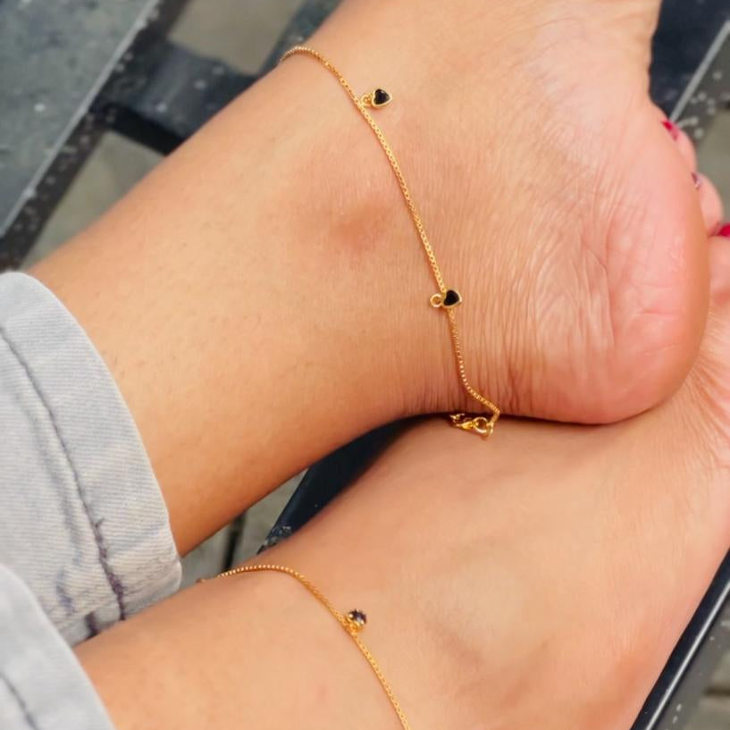 Little Heart charm Anklet