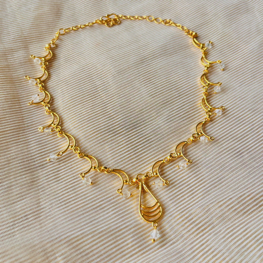 Crystal drop necklace