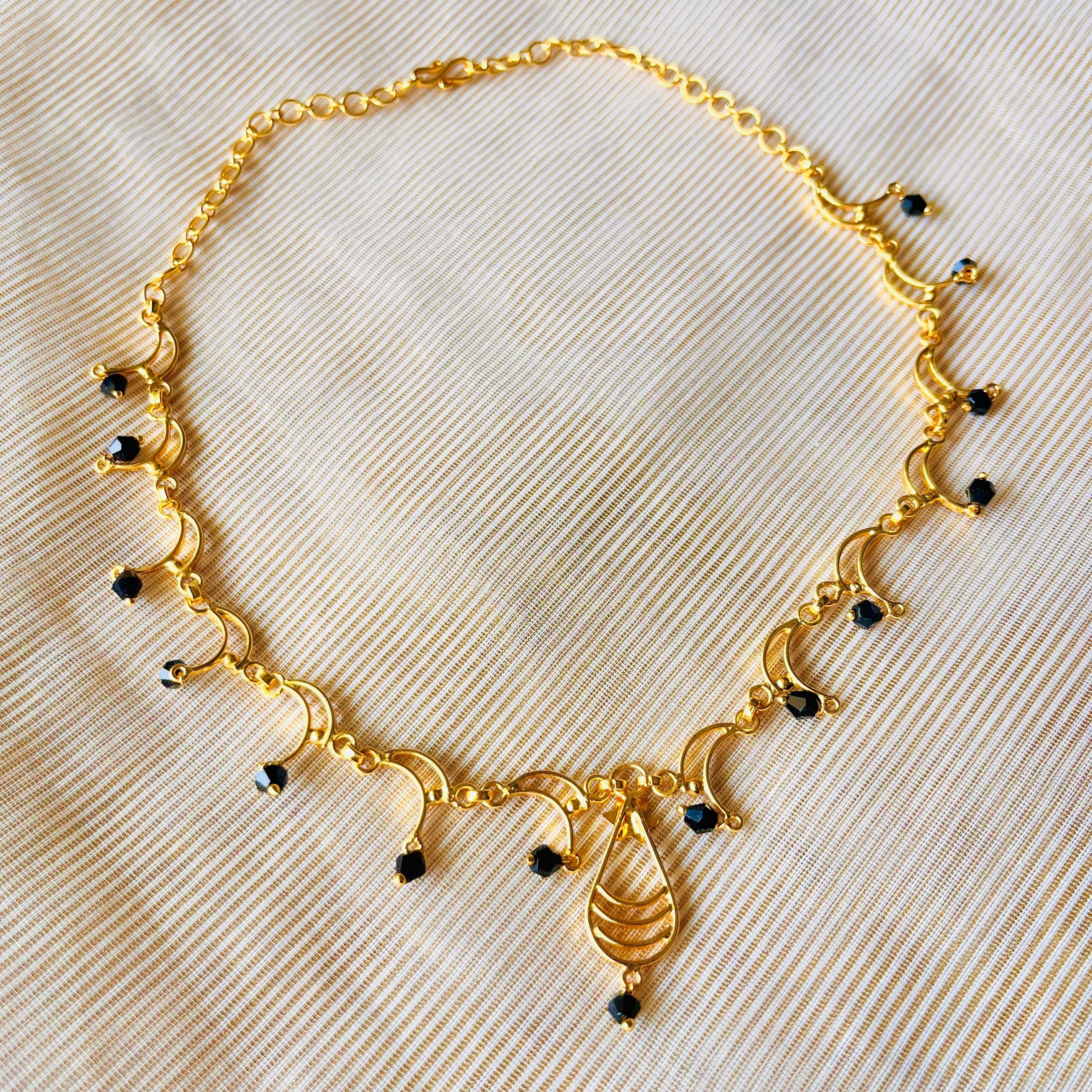 Crystal drop necklace