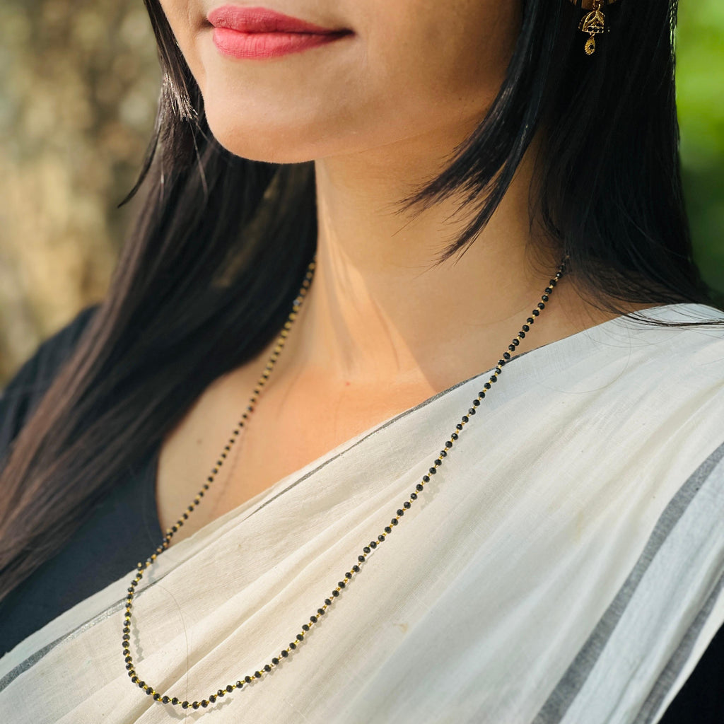 KarimaniMaala (Black Crystal Necklace)