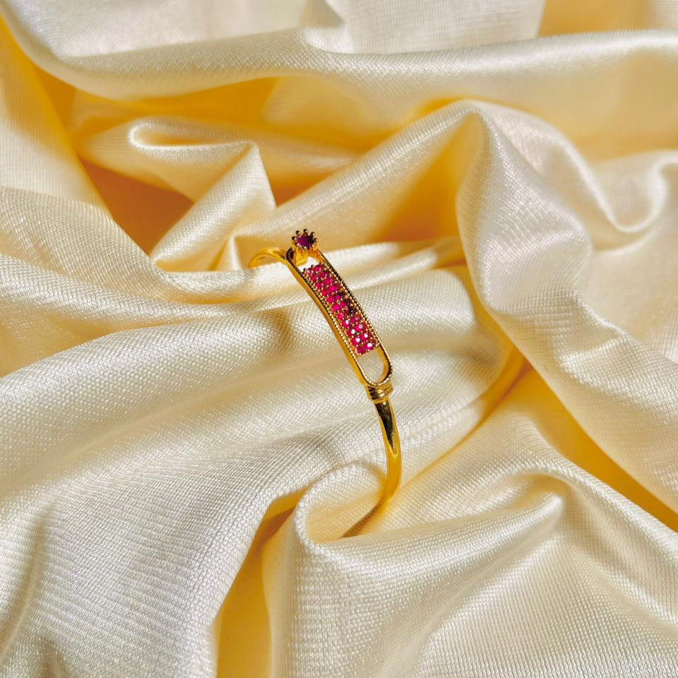 Rani Pink Contemporary Bangle Description