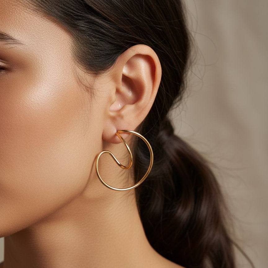 Twist classic hoop Earrings