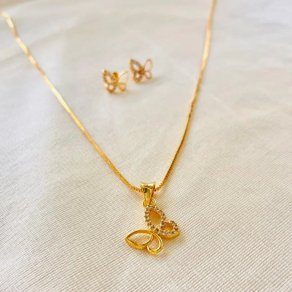 Butterfly Necklace Set