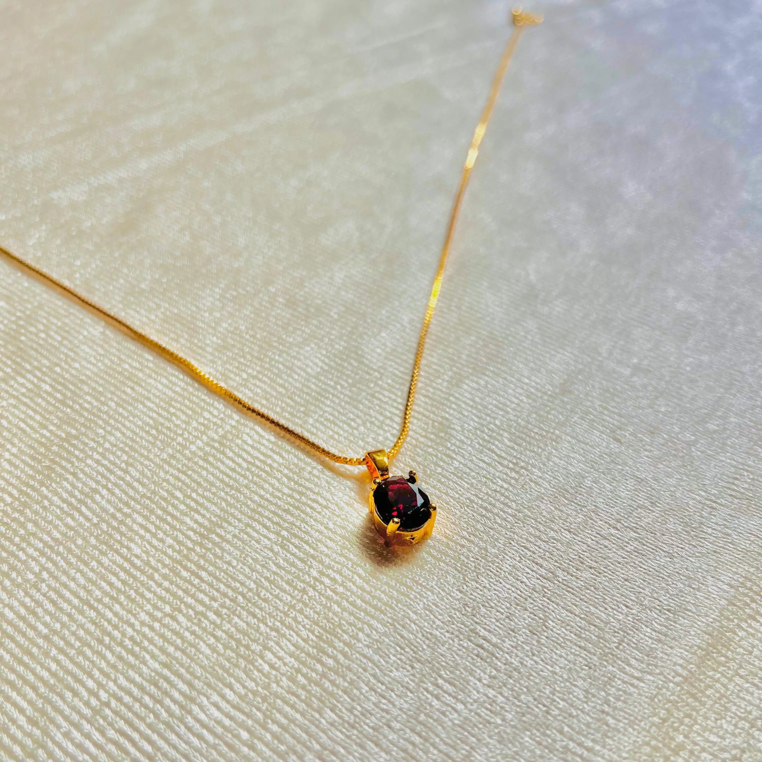 Oval sufi pendant necklace