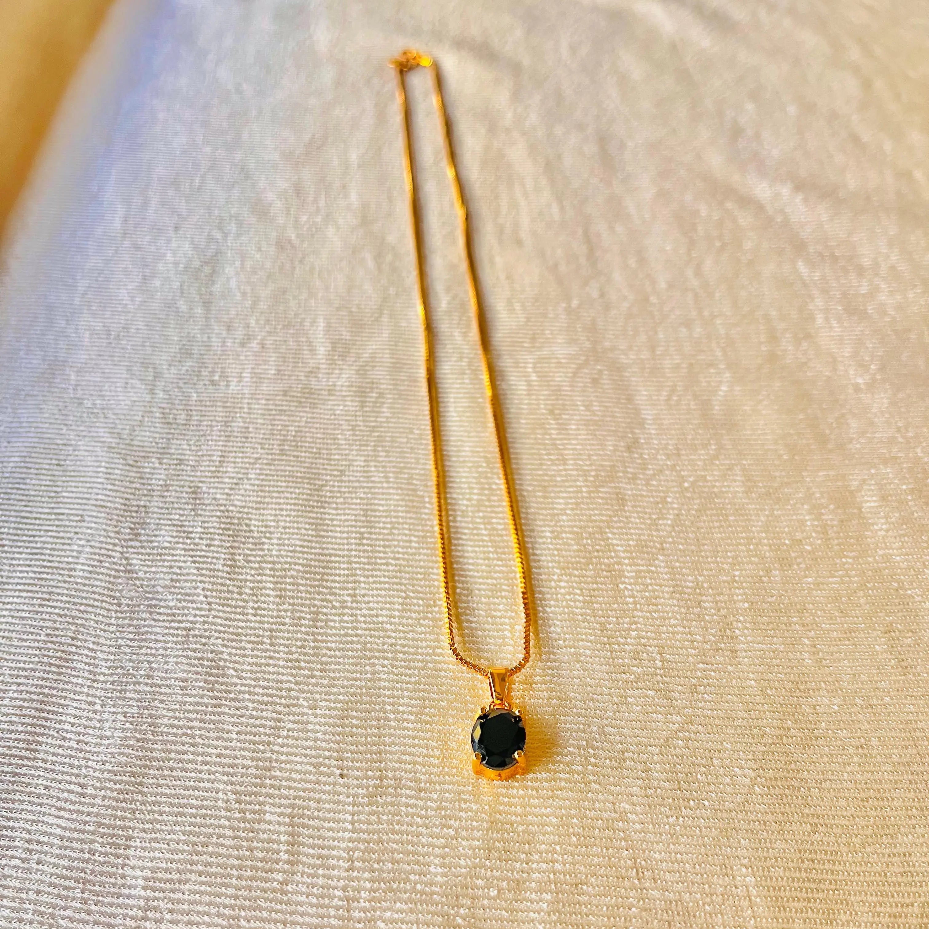 Oval sufi pendant necklace